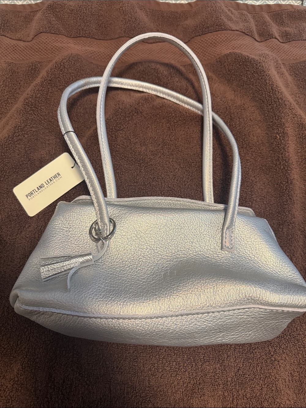 Portland Leather UNICORN moonbeam Amelie shoulder bag